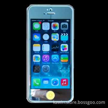 9H silver color tempered-glass screen protector for iPhone 5/5C/5S, Japan Glass